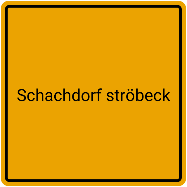 Meldebestätigung Schachdorf Ströbeck